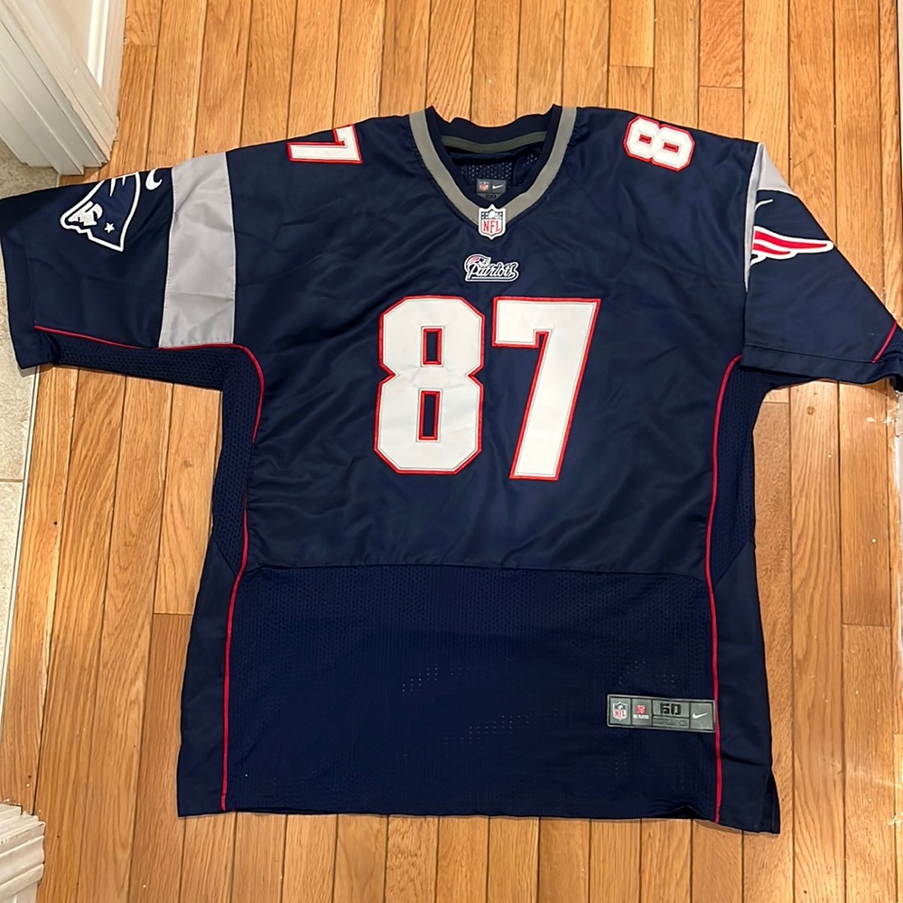 Nike On Field Game Rob Gronkowski New England Patriots Jersey ALL STITCHED sz.60